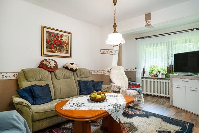 Blick in das Wohnzimmer
