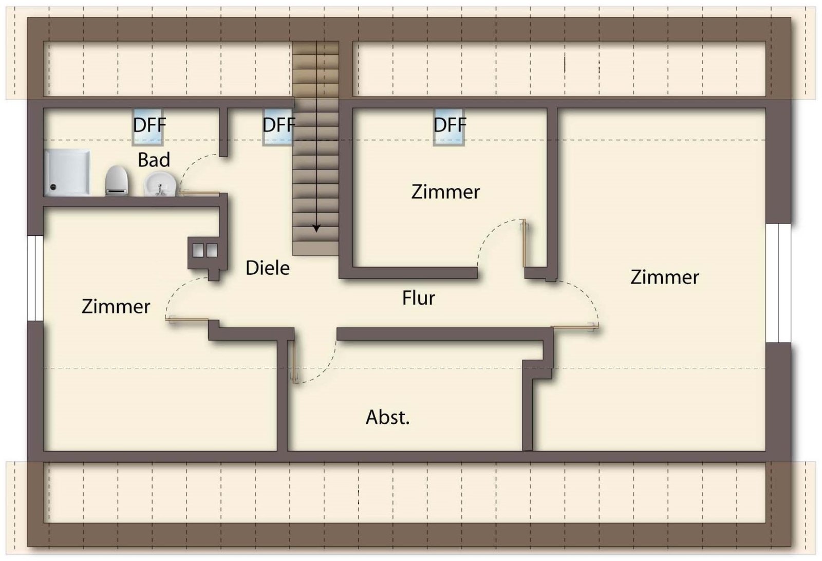 Grundriss Dachgeschoss