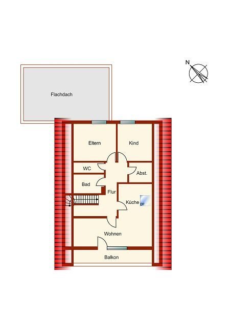 Grundriss Dachgeschoss