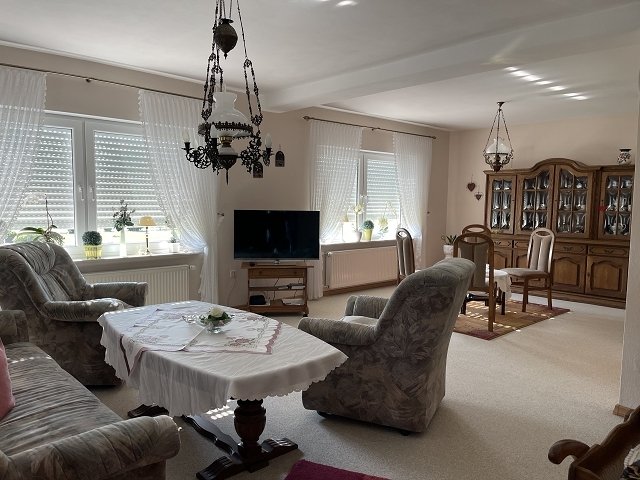 Blick in das Wohnzimmer