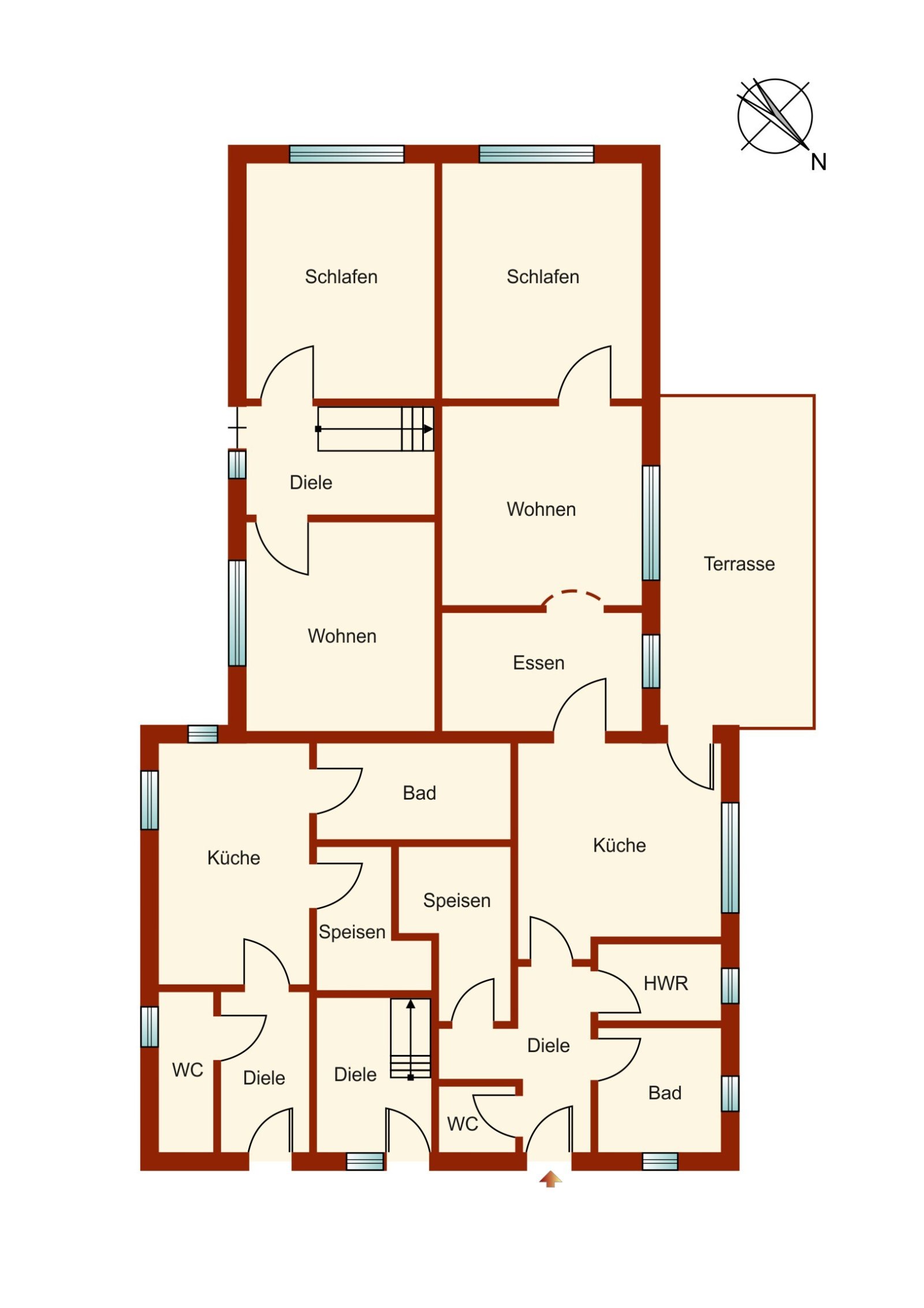 Grundriss Erdgeschoss