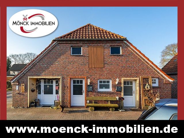 Die drei Eingänge zu den Wohnungen