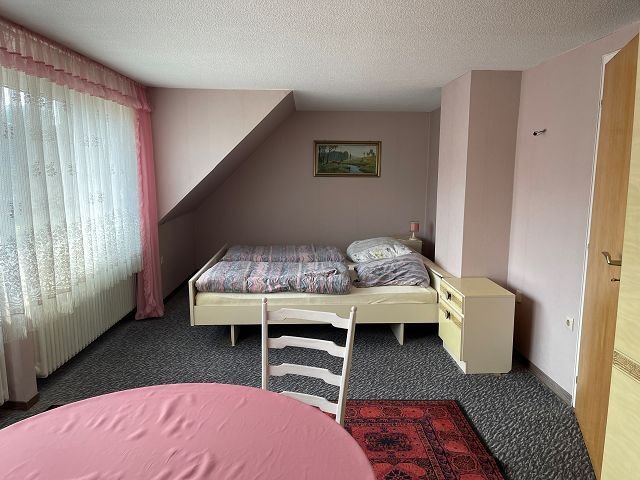 Schlafzimmer mit Dachgaube