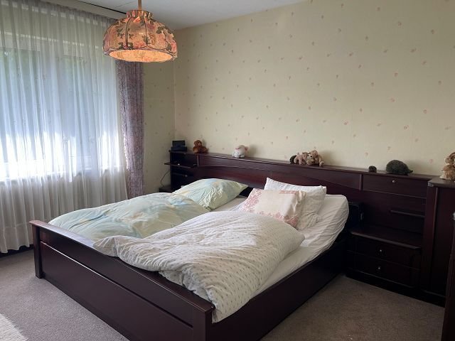 Blick in das Schlafzimmer
