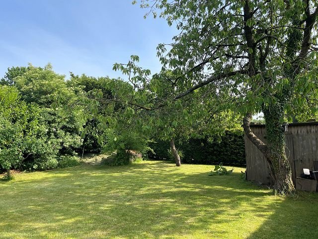 Gartenpartie hinter dem Nebengebäude